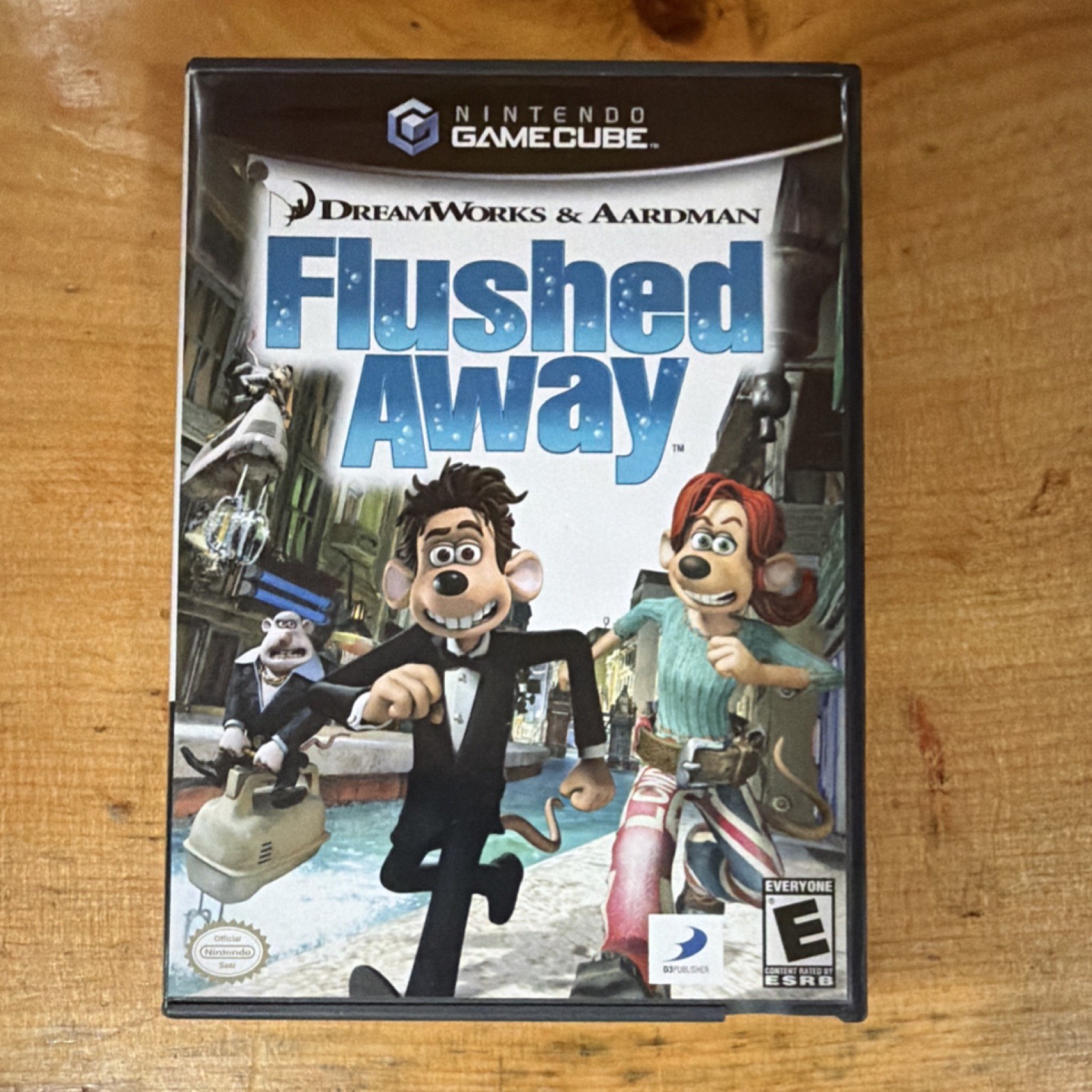 Flushed Away Nintendo GameCube Manual Case D3 Publisher 2006 Action Adventure