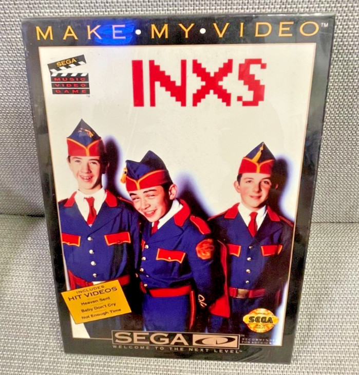 INXS Make My Video Sega CD ’93 Factory Sealed Vintage Brand New