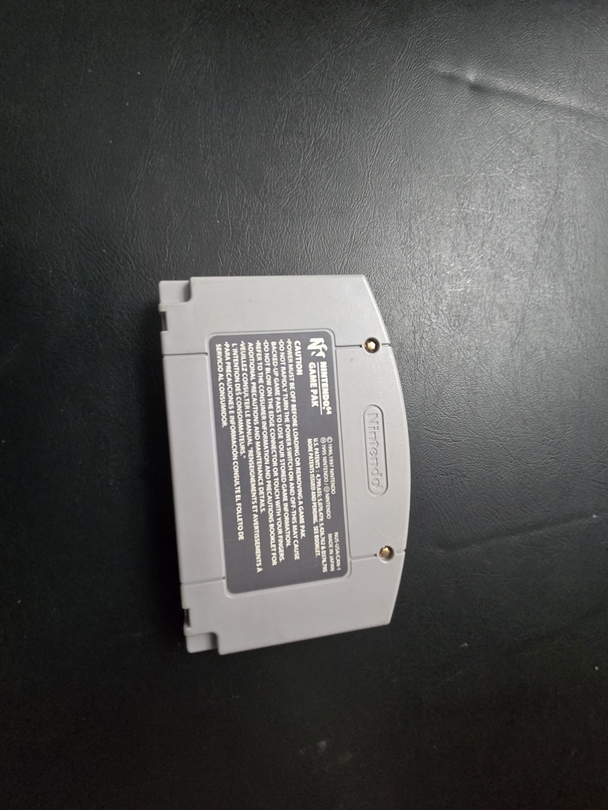 Starcraft 64 Nintendo 64 Game Cartridge, Authentic Blizzard Works Tested Cleaned