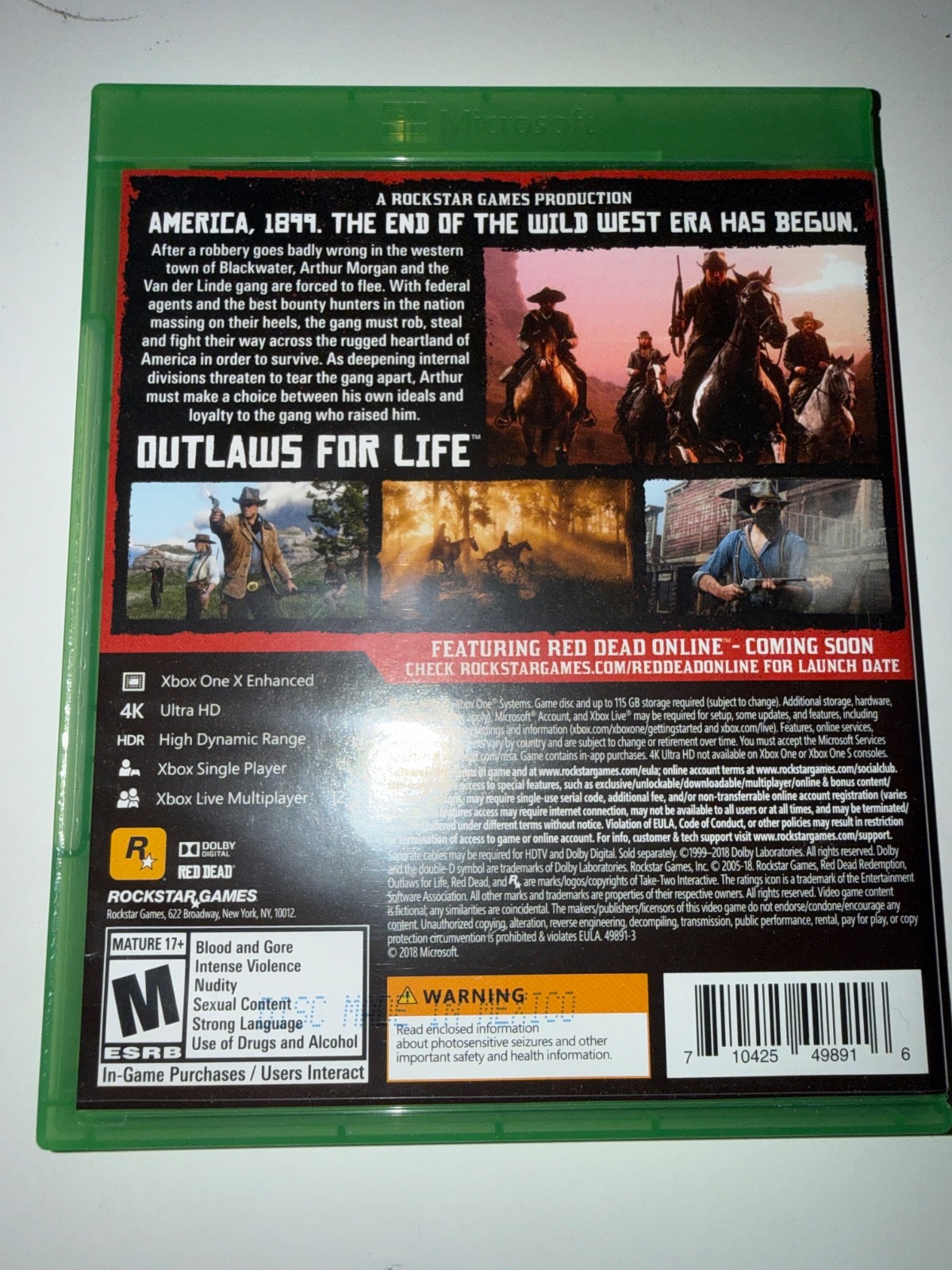 Red Dead Redemption 2 – Microsoft Xbox One