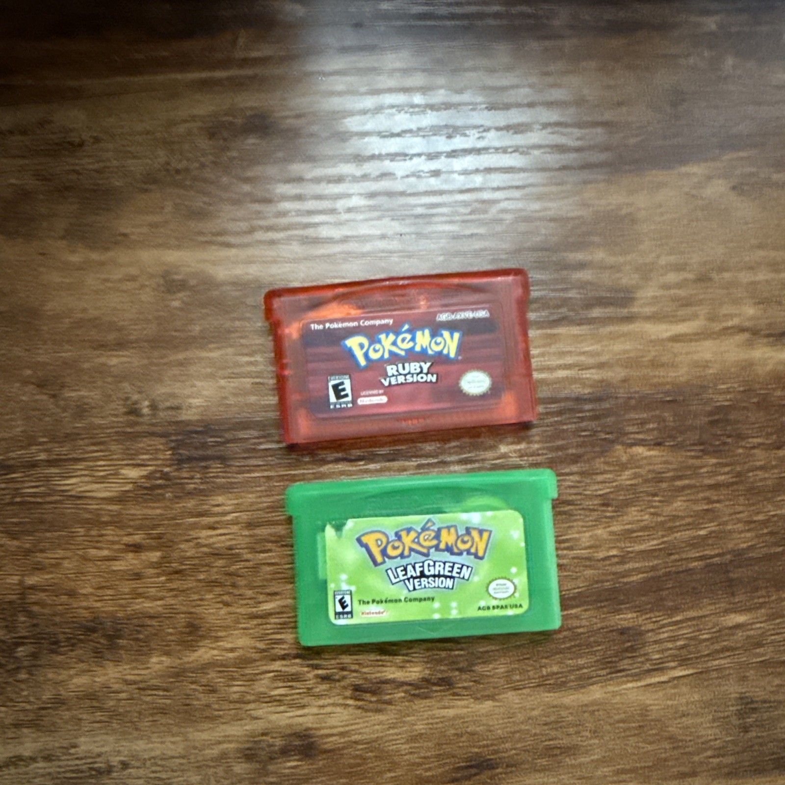 vintage Pokémon Leaf Green/Pokémon Ruby Version A Lot Of Two Video Game