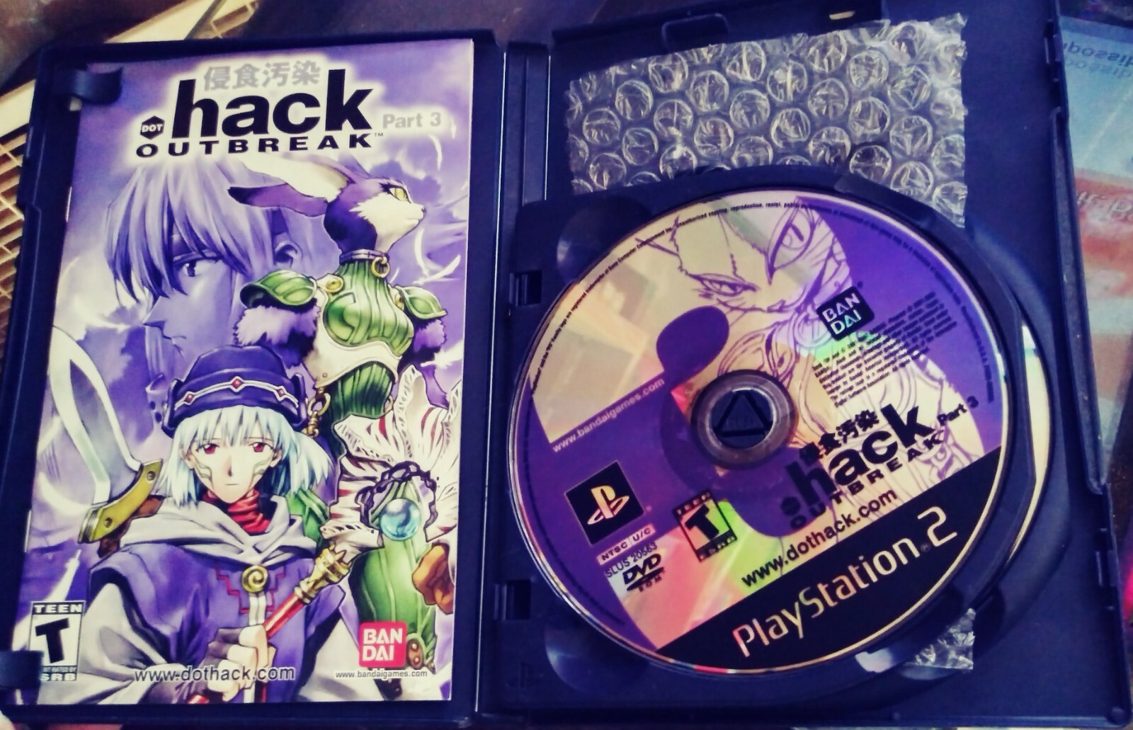 .hack Outbreak Part 3 Ps2 complete