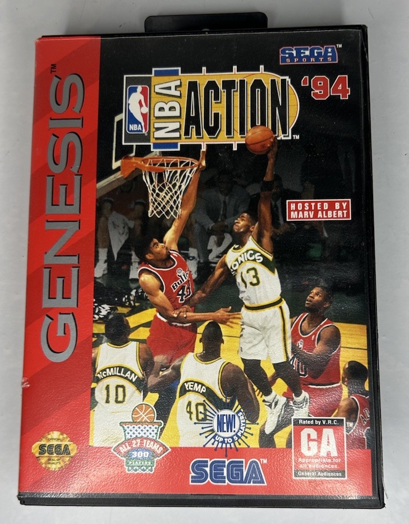 NBA Action ’94 (Sega Genesis, 1994) -not Tested