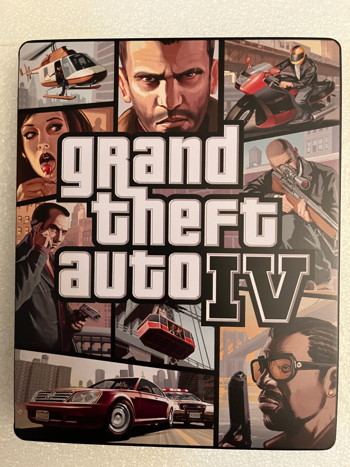 Grand Theft Auto: IV Custom-Made G2 Steelbook Case PS4/PS5/XBOX (NO GAME)