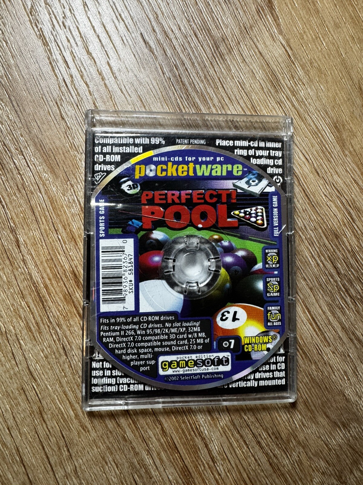 Perfect Pool – Pocketware Mini-CDs For Your PC Computer Game (Windows CD-ROM)
