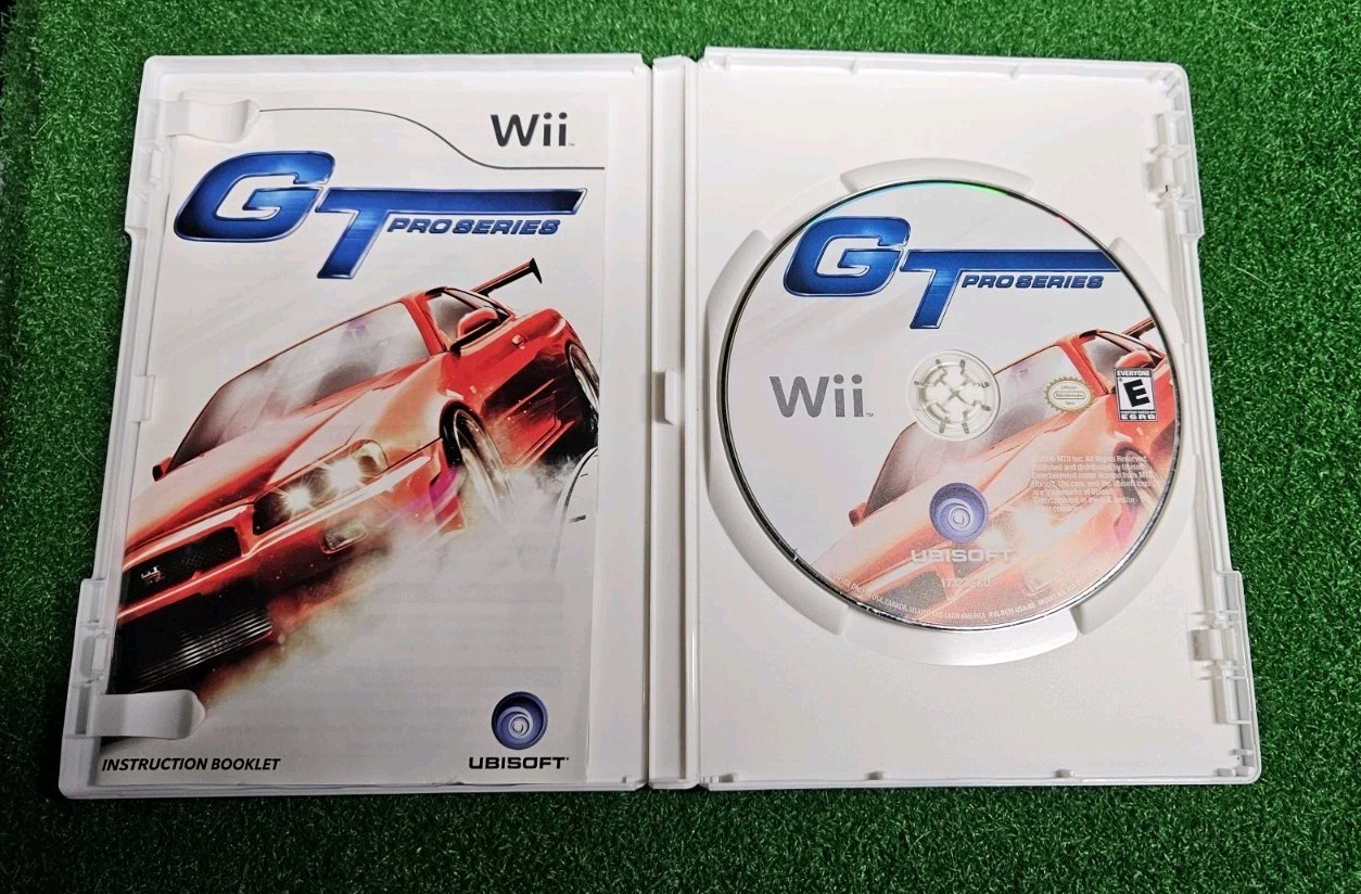 GT Pro Series Nintendo Wii Game Complete with Manual excellent condition