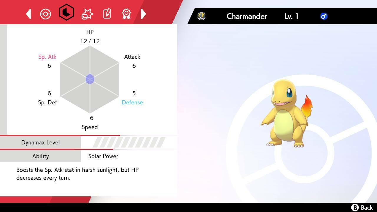 Legitimate 5 Max IV Shiny Charmander With Hidden Ability Pokemon Sword & Shield