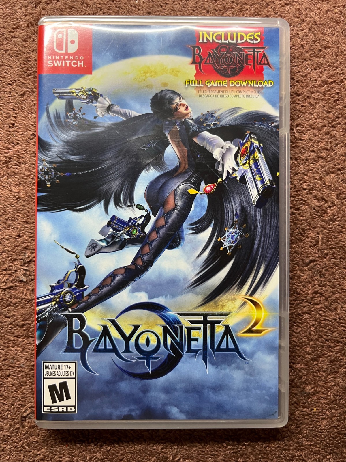 Nintendo Switch Bayonetta 2 Physical Game Card