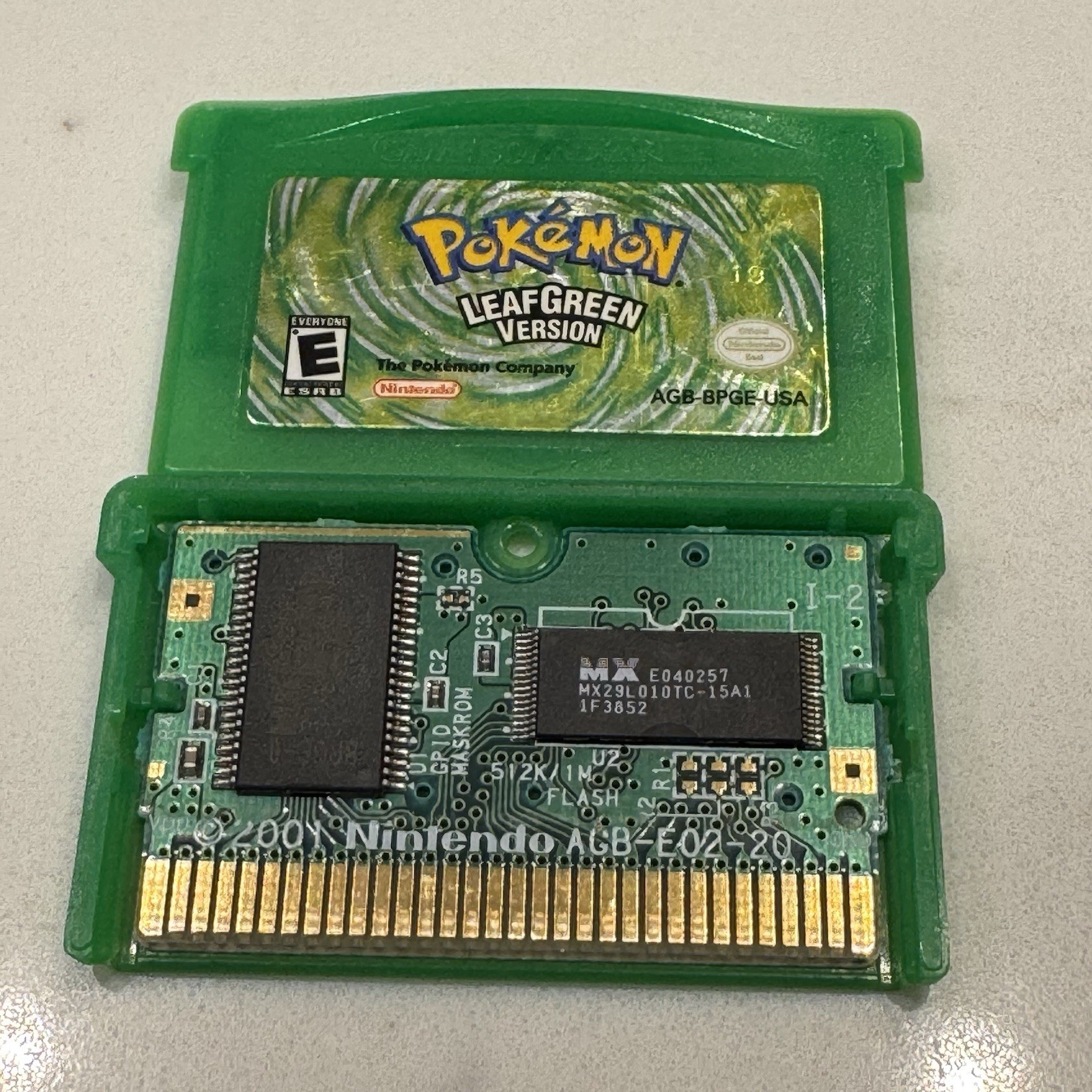 (2)Games Pokemon: LeafGreen & FireRed Version (GBA, 2004) 100% Authentic TESTED