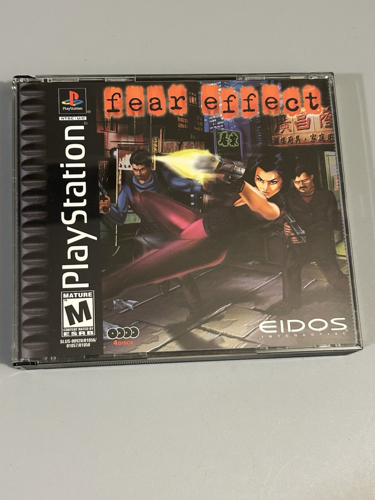 Fear Effect Sony PlayStation 1 PS1 CIB Complete