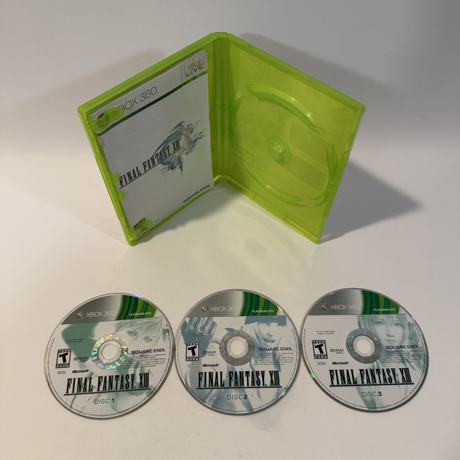 Final Fantasy XIII Microsoft Xbox 360 Japanese RPG Turn Based Square Enix CIB