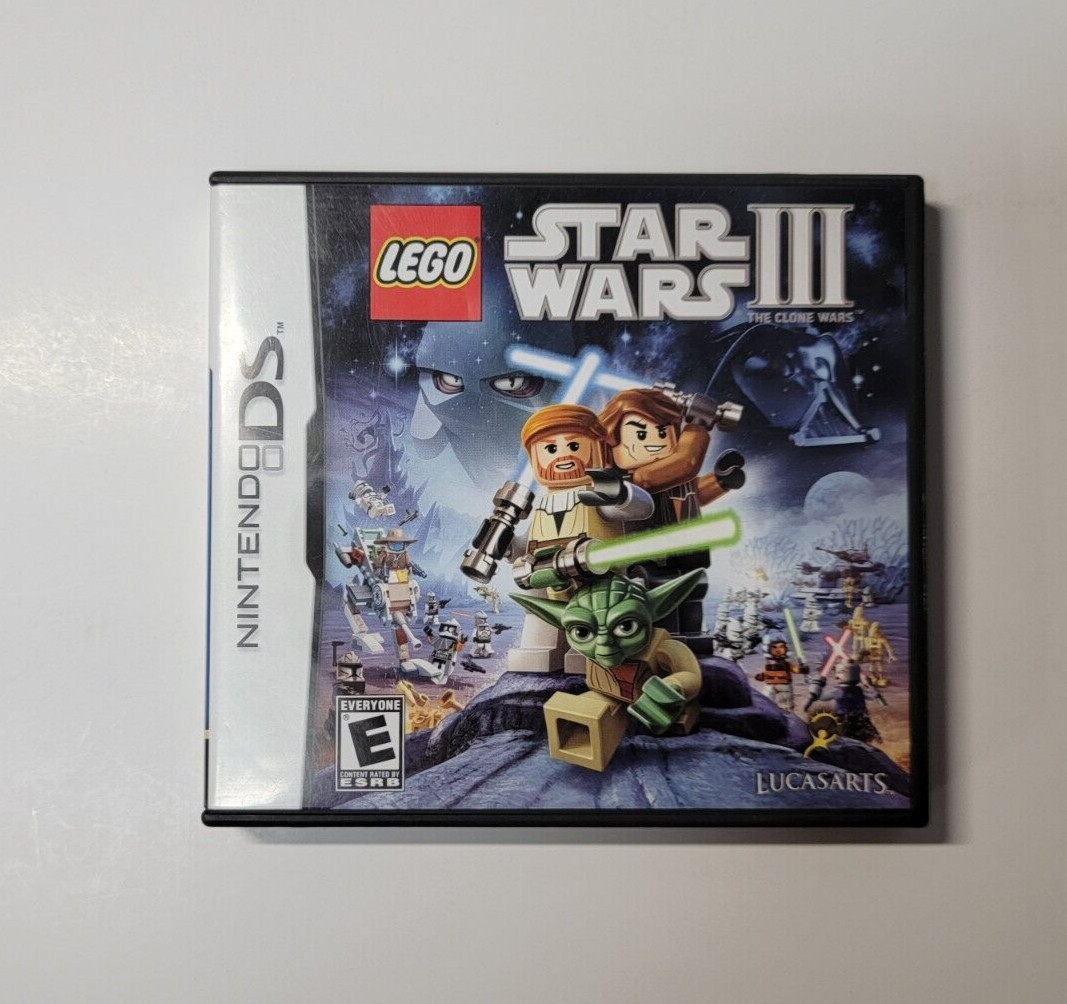 PRE-OWNED LEGO Star Wars III: The Clone Wars (Nintendo DS, 2011) GAME MINT CIB