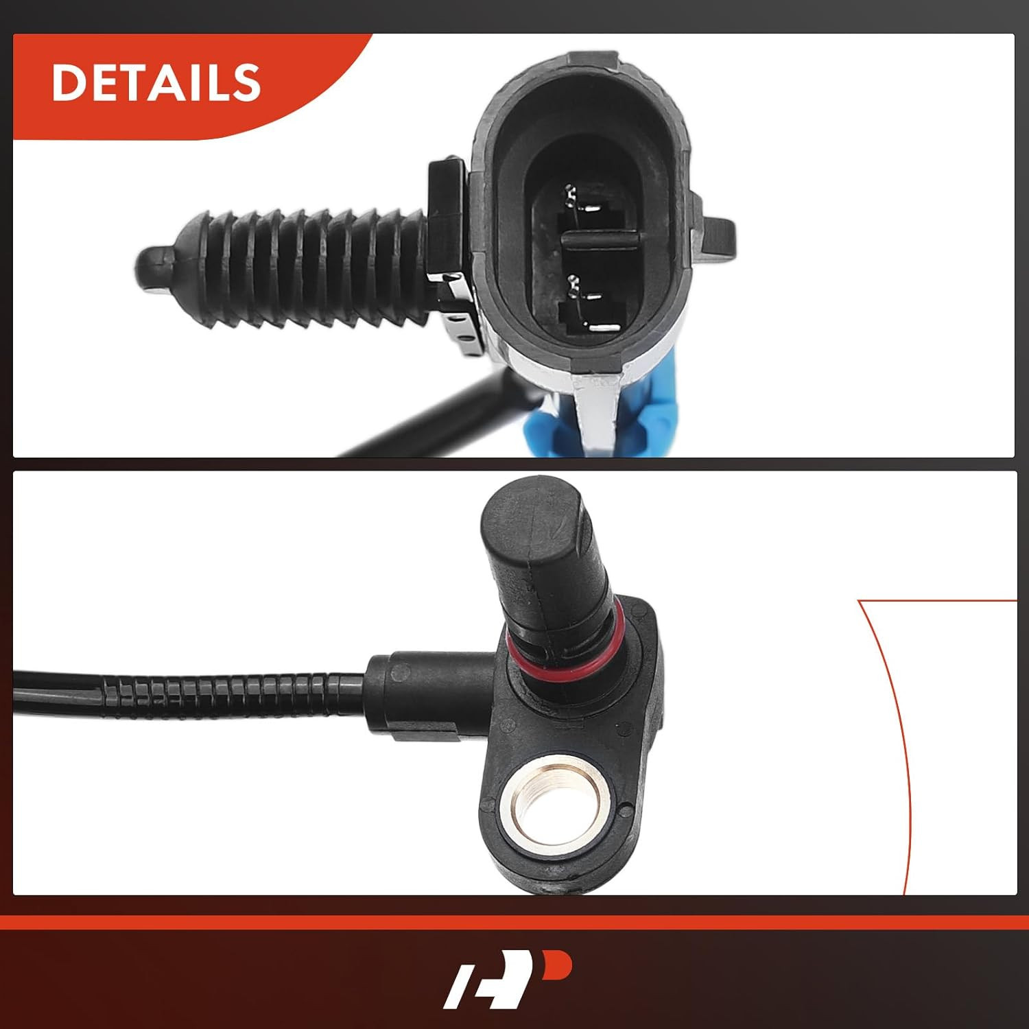 4PC Set Front & Rear ABS Wheel Speed Sensor Fits for Chevrolet, GMC & Cadillac M