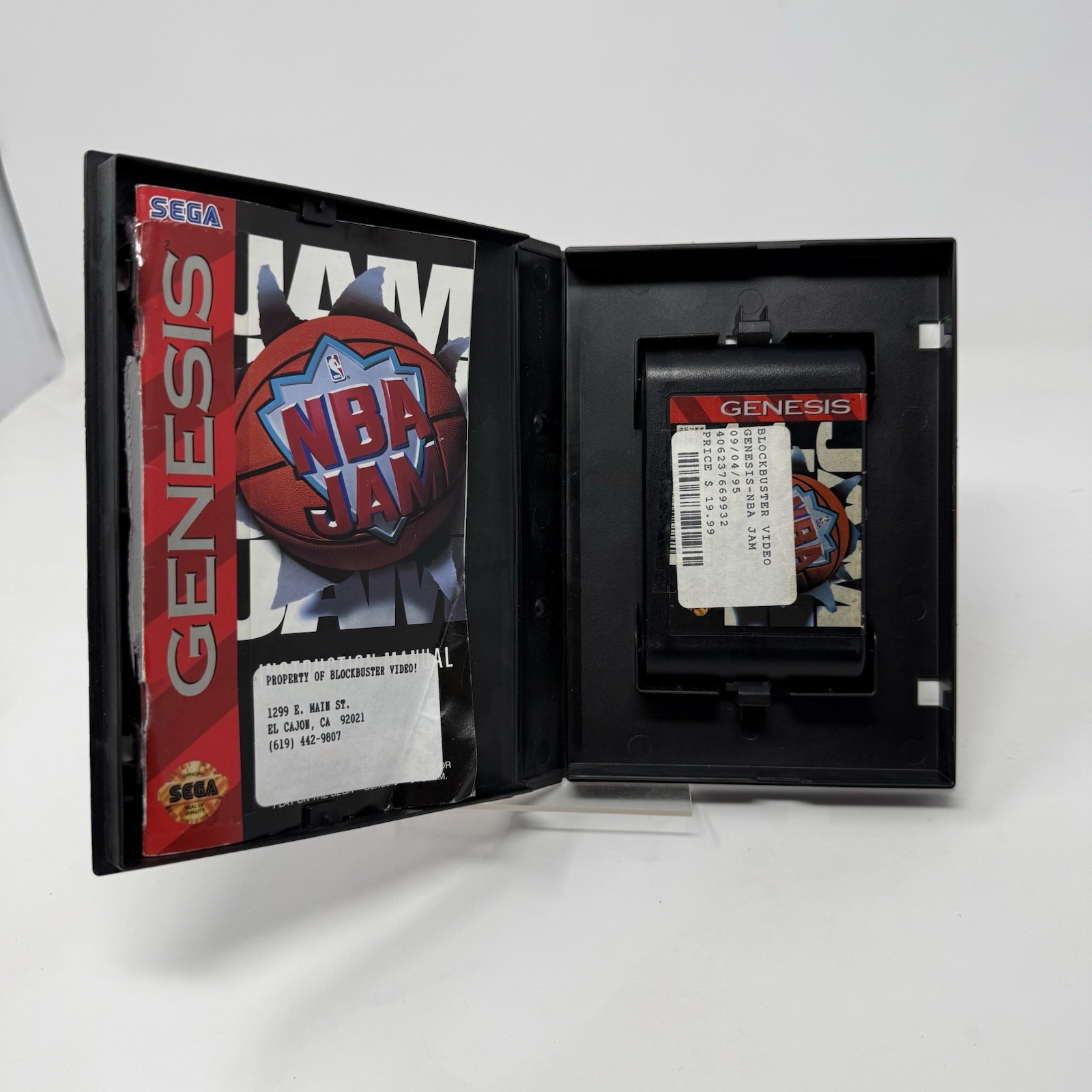 NBA Jam Sega Genesis CIB Tested Working Complete