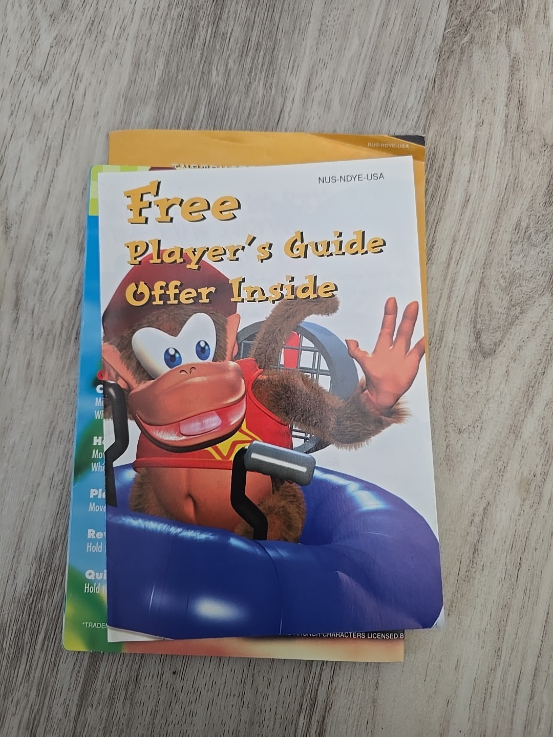 Diddy Kong Racing (Nintendo 64, N64, 1997) Box, Instruction Booklet & More