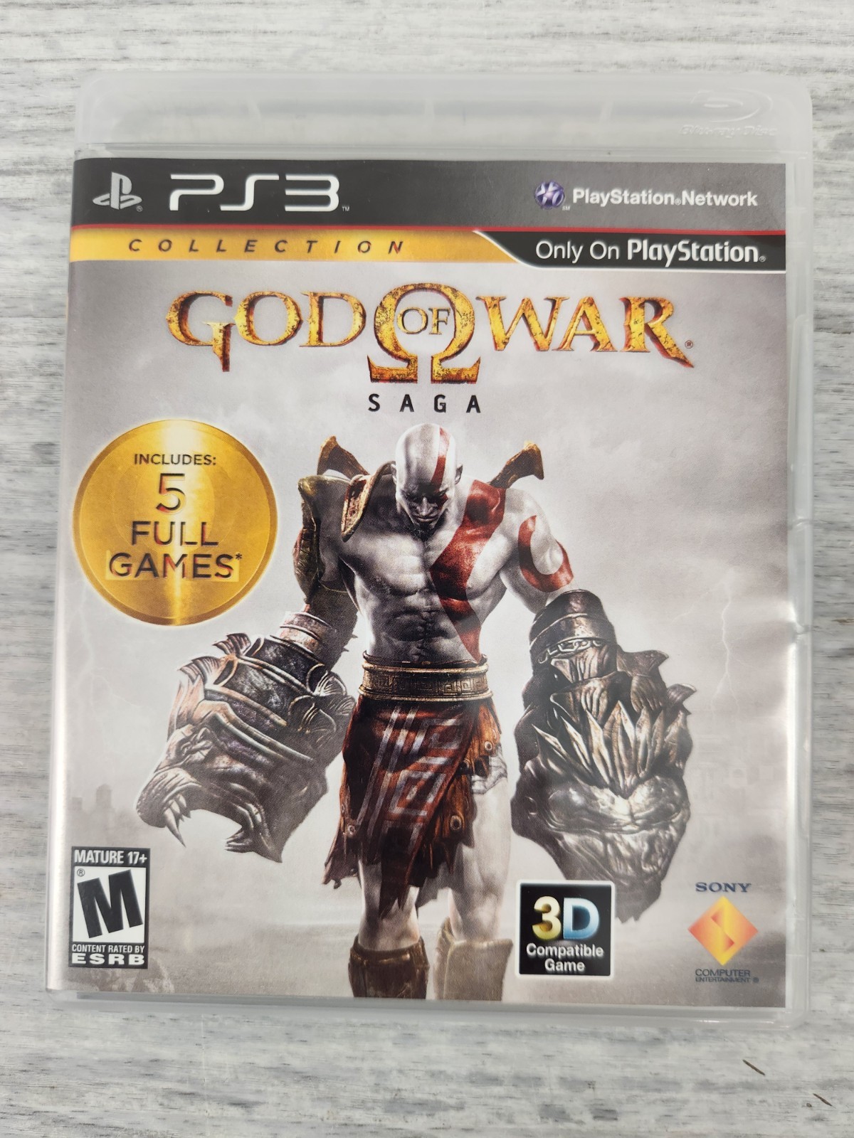 God of War Saga Collection 2012 Sony PlayStation 3 PS3 Complete 2 Disc Set