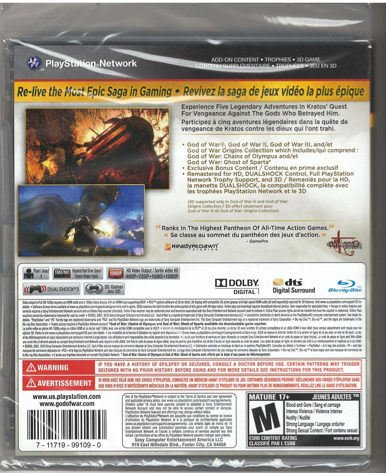 God Of War Saga – PlayStation 3