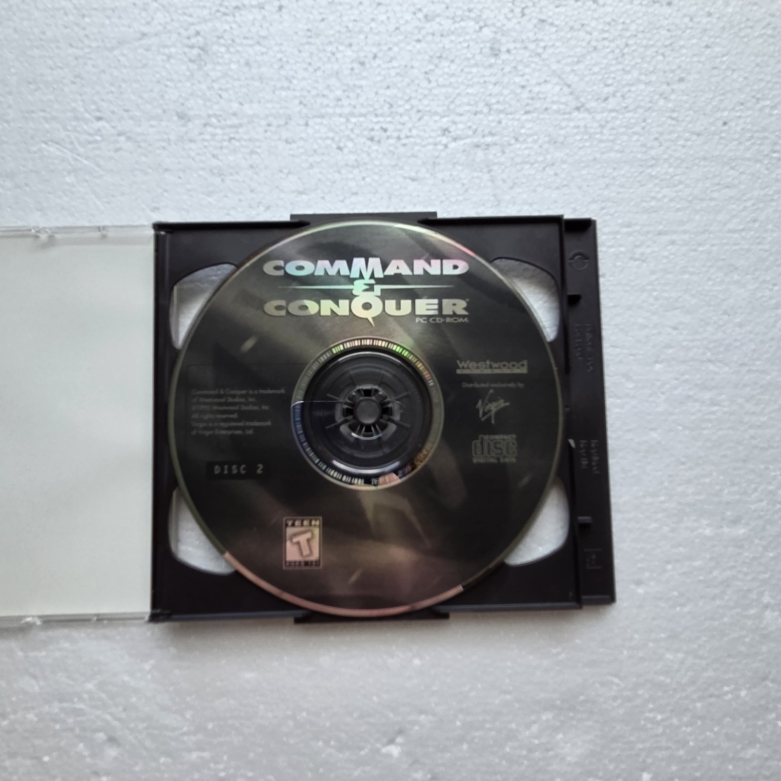 Command & Conquer PC Game Big Box Vintage Floppy Disk Included Mint Disks