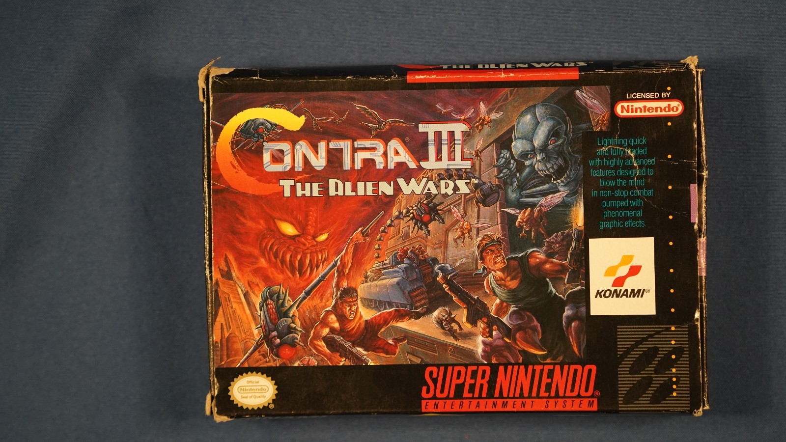 Contra 3 : Alien Wars | SNES | CIB | Acceptable | Manual | Cartridge:Tested Good