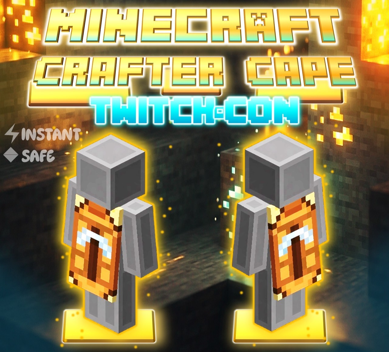 [GOOD REVIEWS] Minecraft Crafter Cape Twitchon 2026! [INSTANTLY AVAILABLE!]