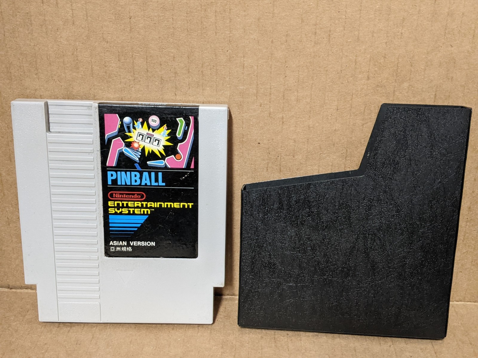 Asian Version Pinball for Nintendo NES ASI