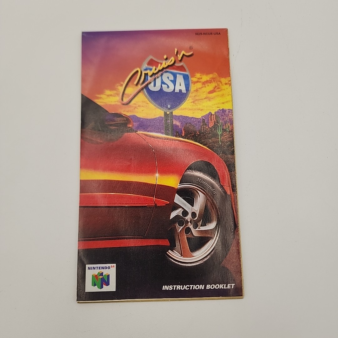 Cruis’n USA (Nintendo 64, 1996) Cruising N64 CIB complete with Box and Manual