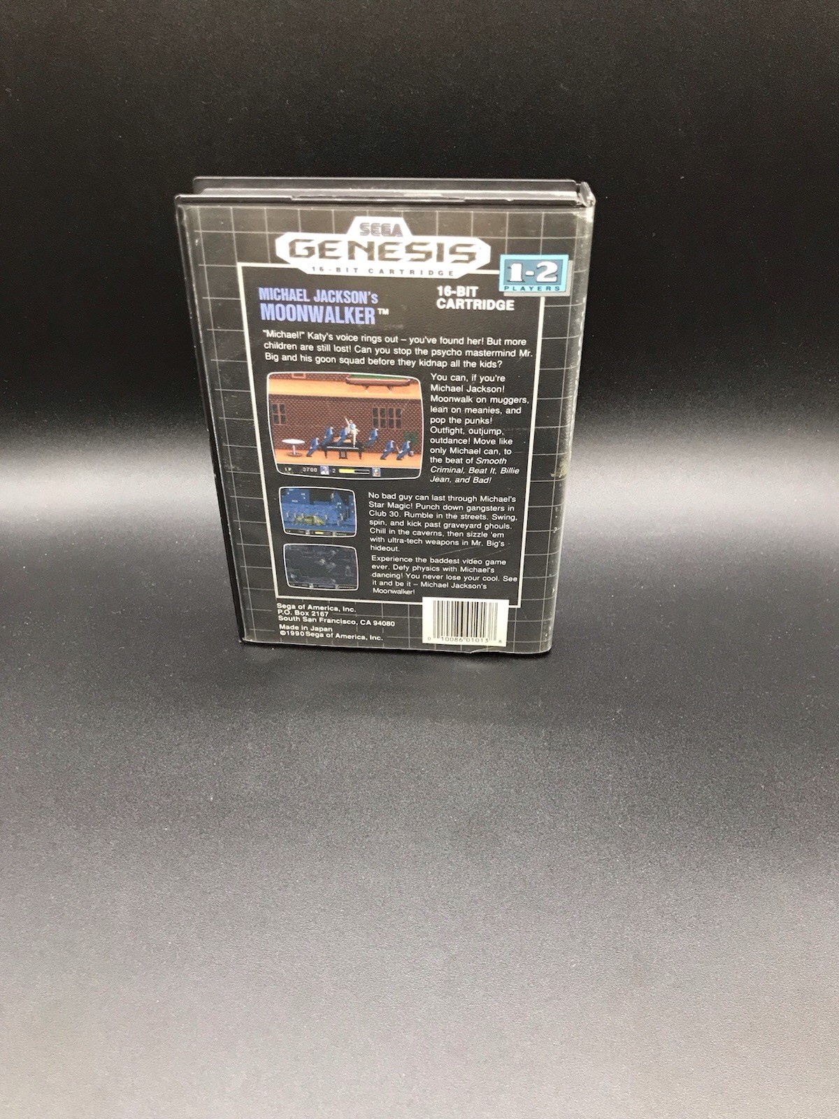 Michael Jackson’s Moonwalker – Sega Genesis 1990 – Complete – Authentic Tested