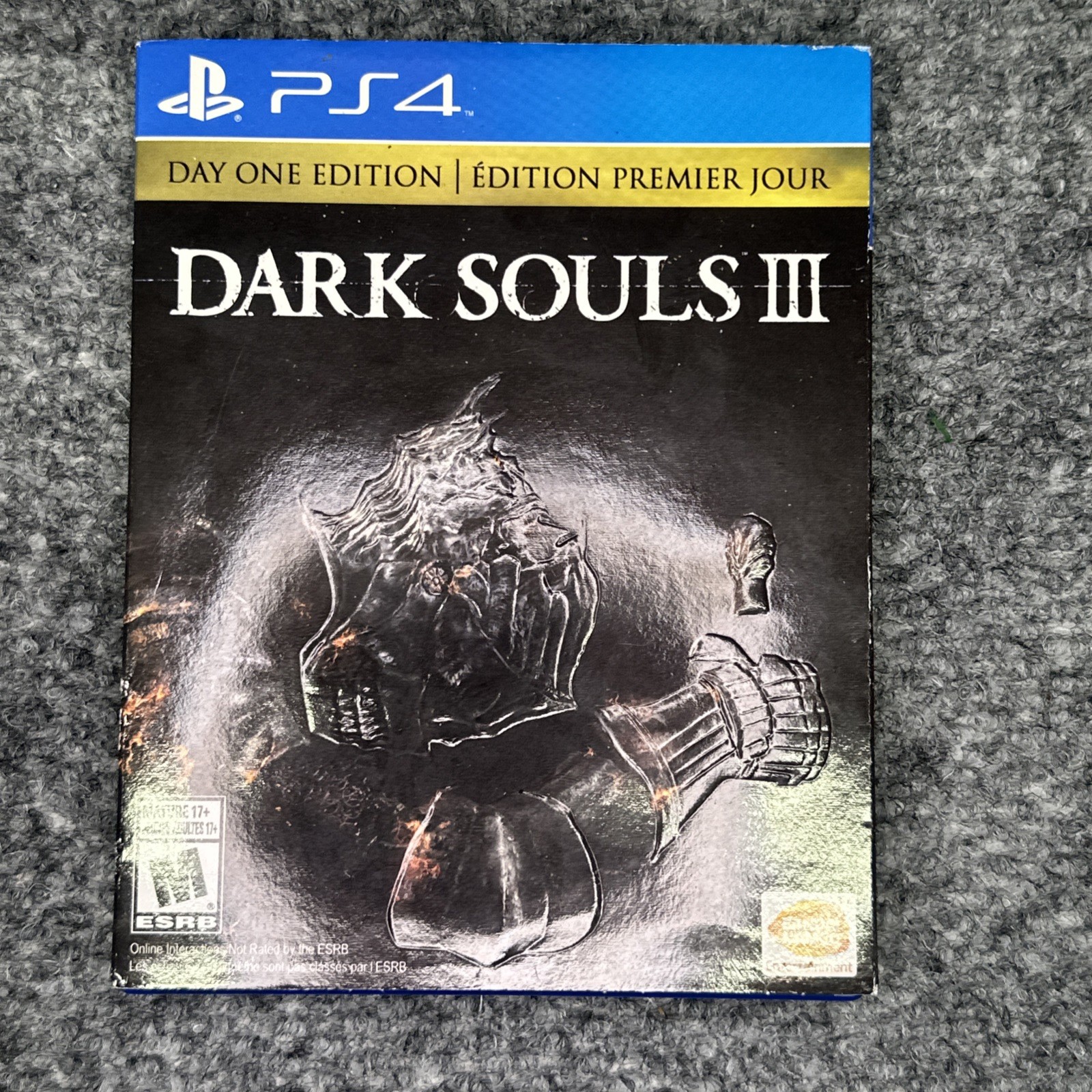 Dark Souls III: Day One Edition PlayStation 4 2016 COMPLETE w/ Soundtrack PS4