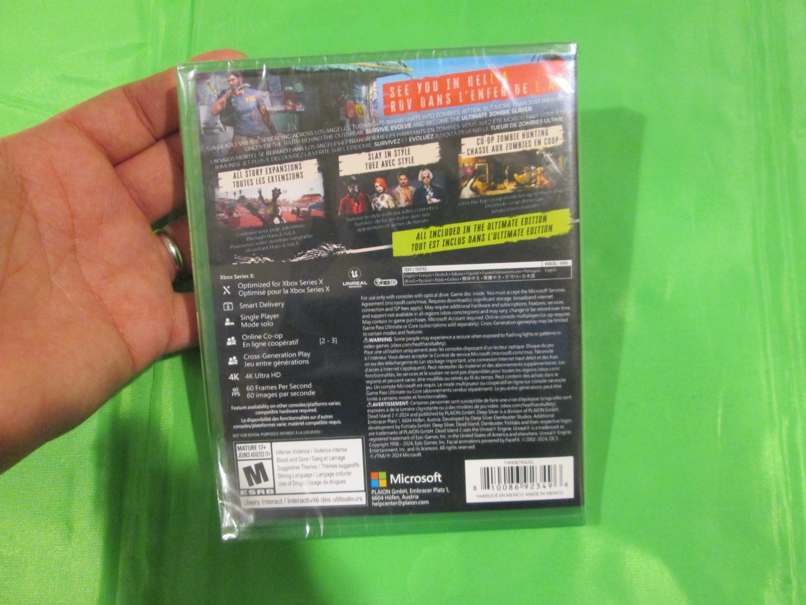 Dead Island 2 Ultimate Edition XBOX SERIES X XBOX ONE NEW FACTORY SEALED