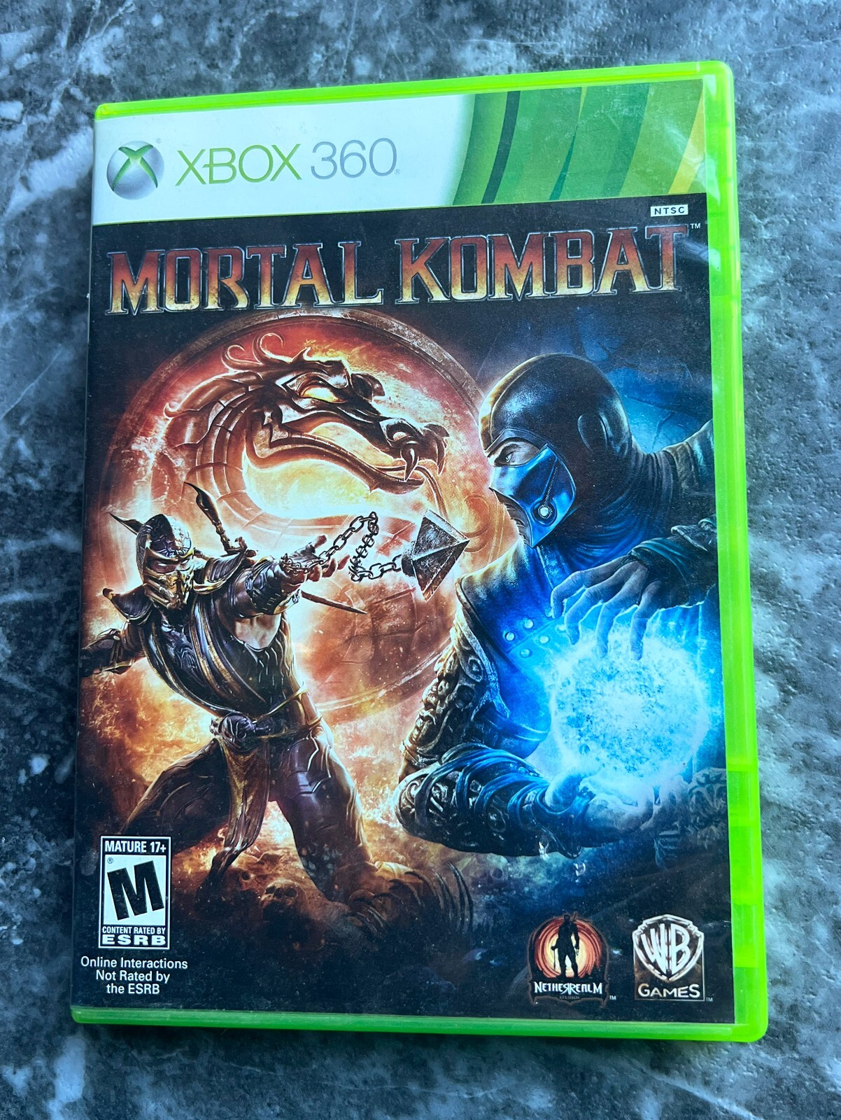 Microsoft XBOX 360 Video Game: MORTAL KOMBAT MATURE 17+ BRUTAL VIOLENCE TAG TEAM