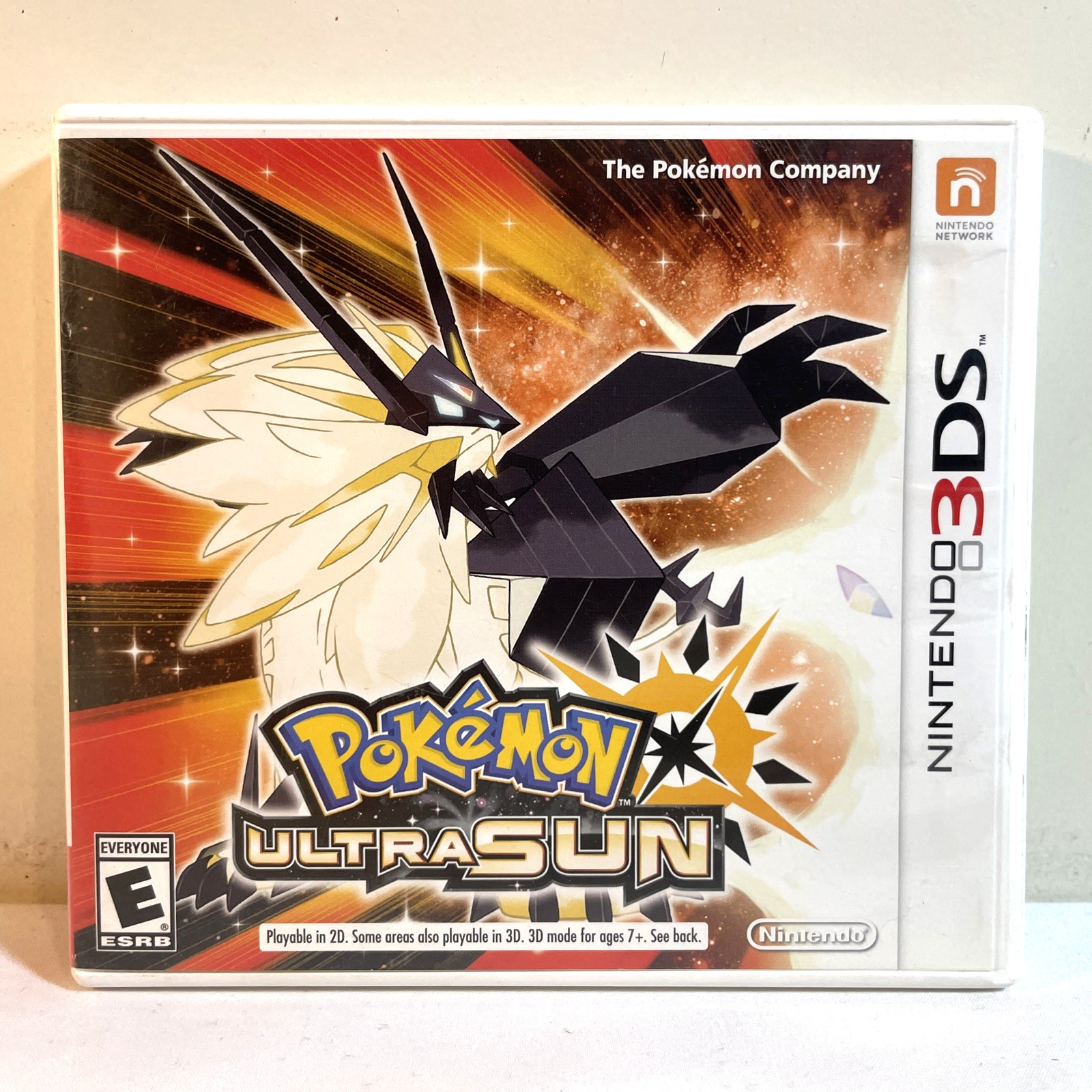 POKEMON ULTRA SUN (2017) Nintendo 3DS Adventure *NO DISC