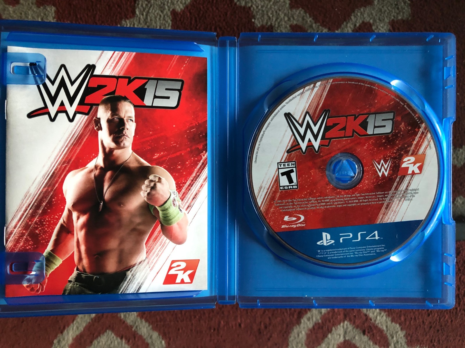 WWE 2K15 (2K Games, Playstation 4, 2014) Complete CIB Very Good