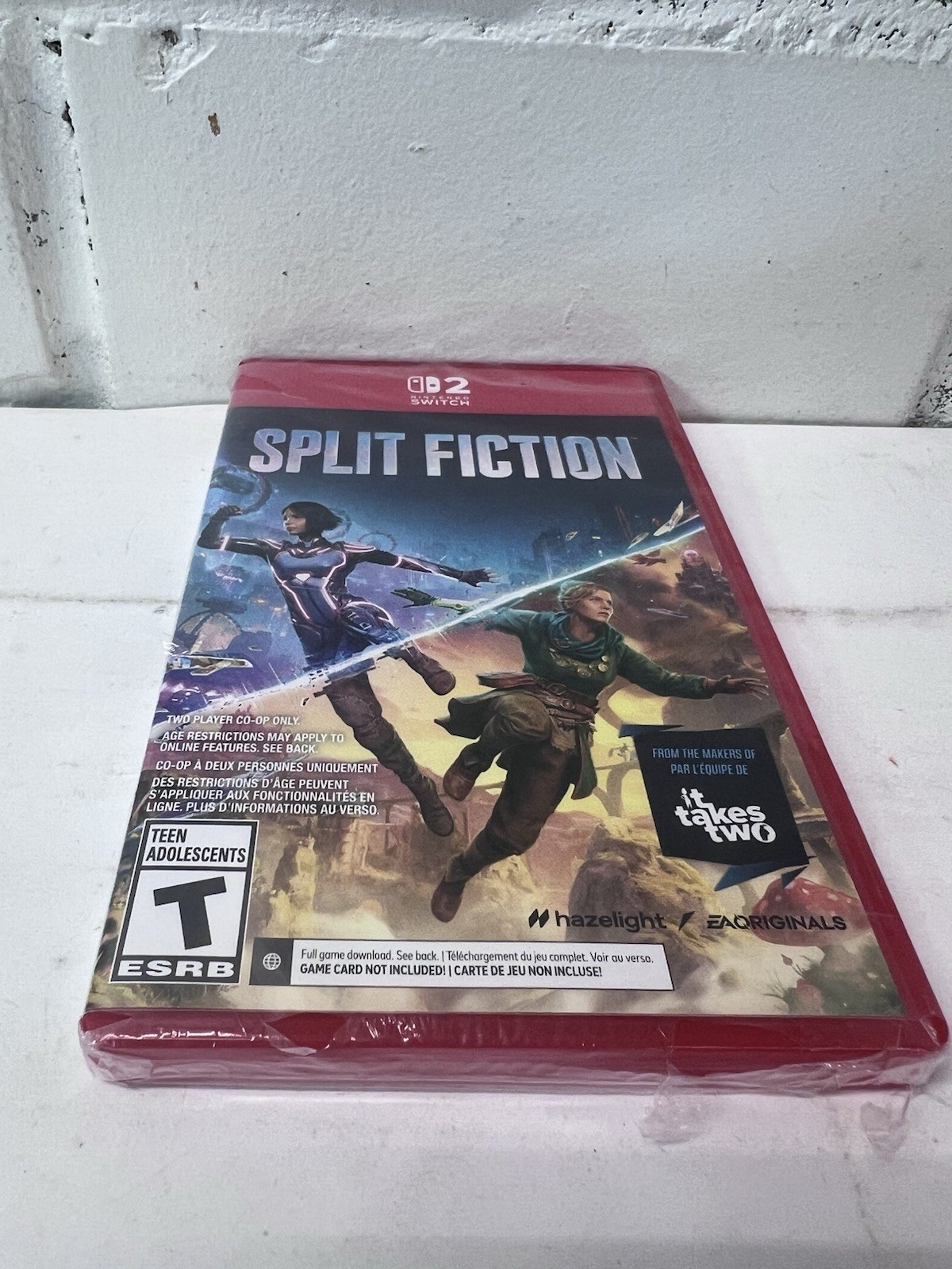 Split Fiction (Nintendo Switch 2) BRAND NEW (CODE IN A BOX) Fast Free Shipping!