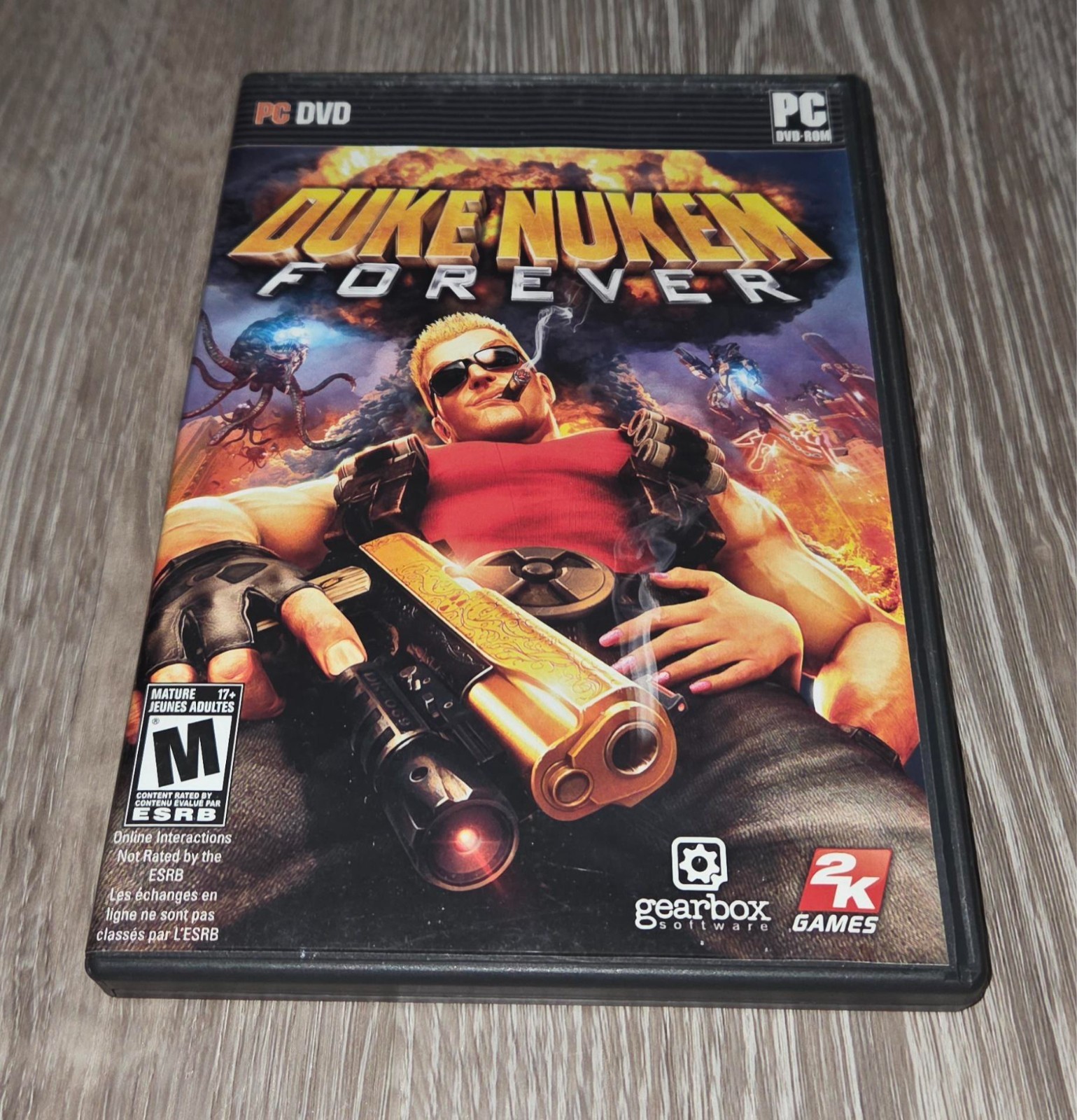 Duke Nukem Forever (2011 PC DVD-ROM) Complete With Manual- Good