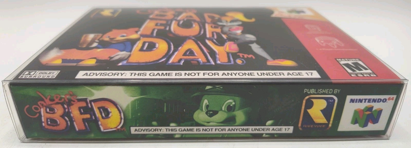 Conker’s Bad Fur Day – (Nintendo 64 N64, 2001) *VGC w/ Manual* Tested! READ!!!