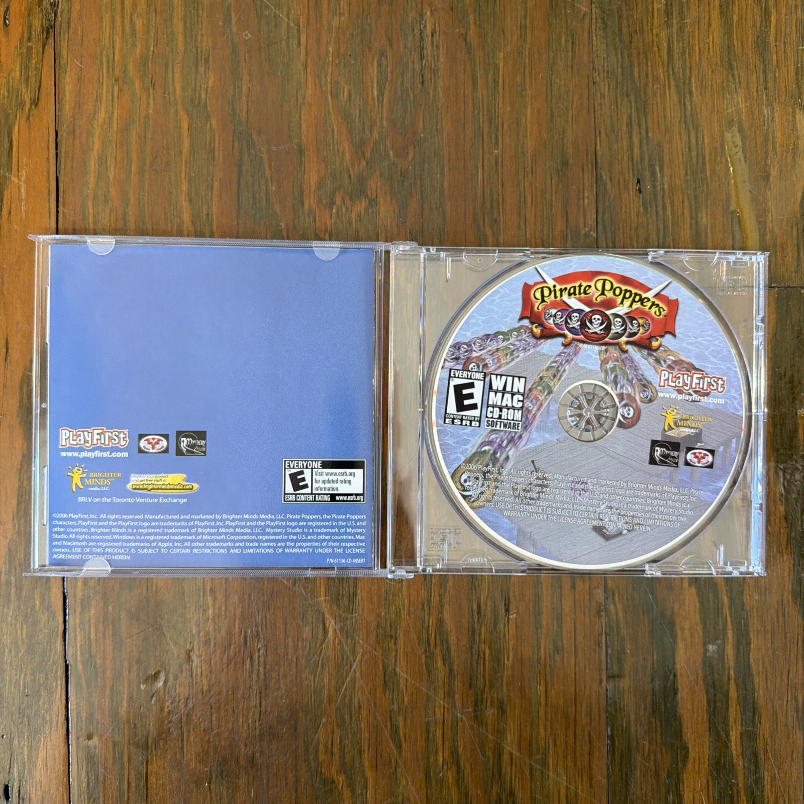 PlayFirst Pirate Poppers Win Mac CD-ROM Software