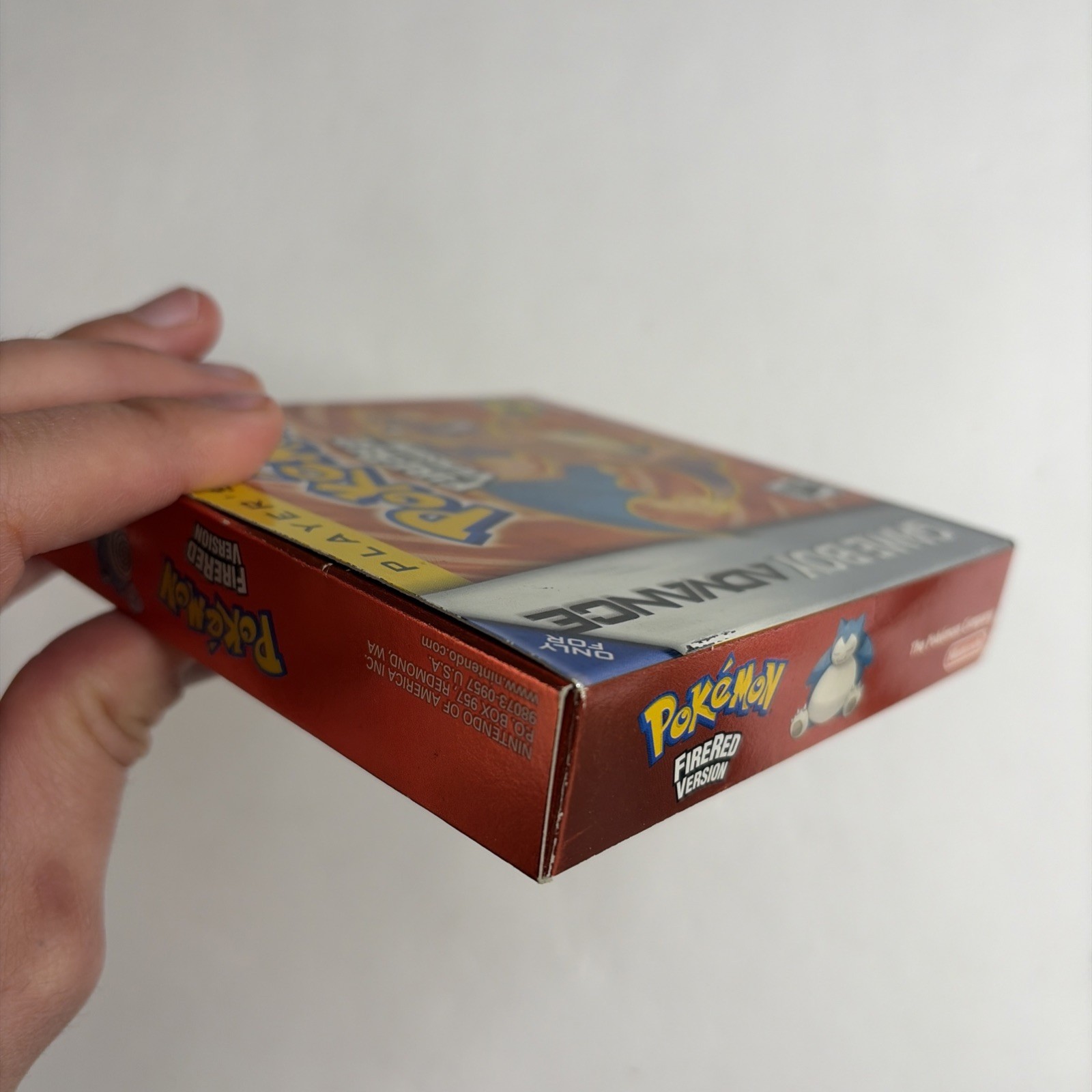 NICE! Pokemon FireRed GameBoy Advance Authentic GBA Complete In Box CIB