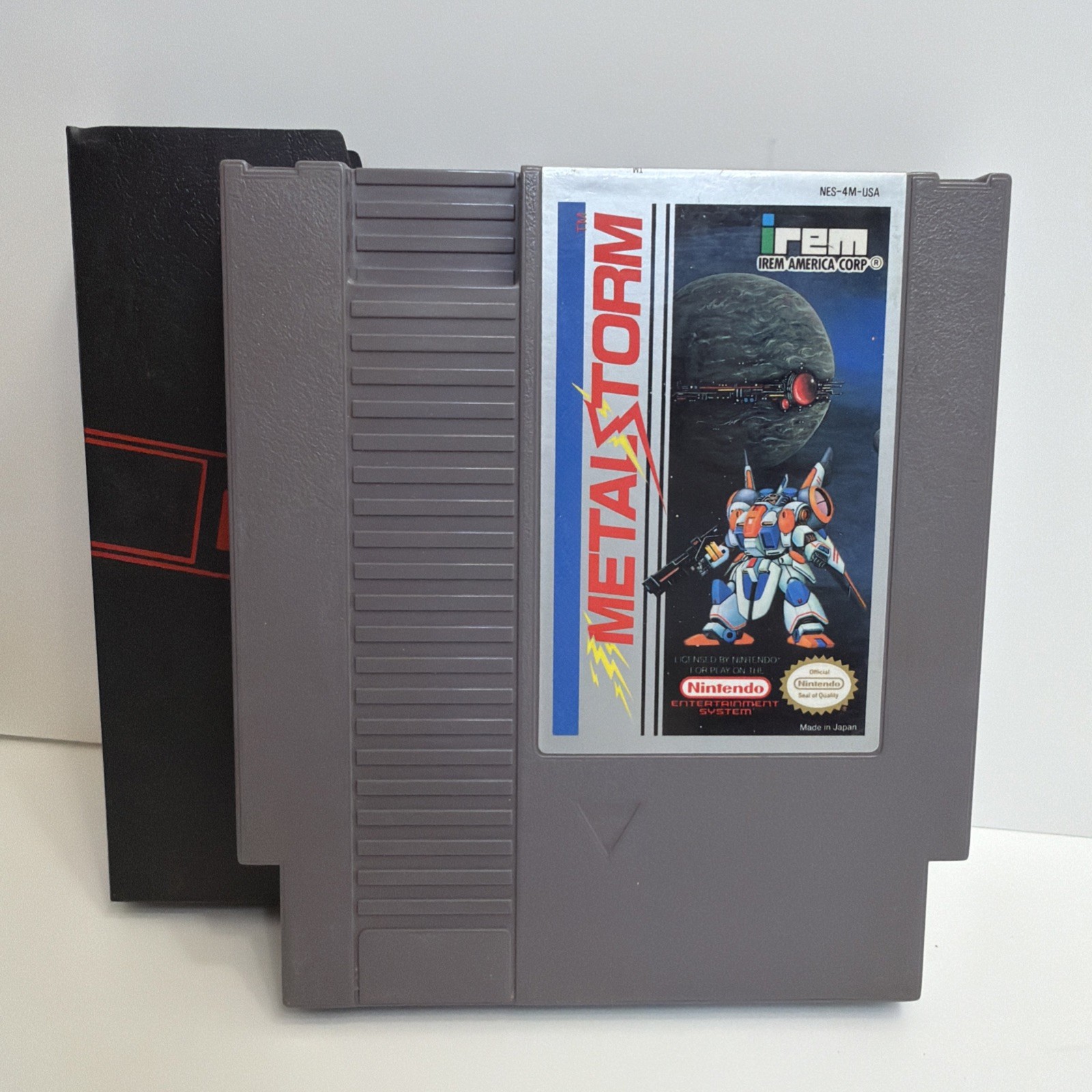 Metal Storm Nintendo NES +Dustcover Tested Authentic CLEAN