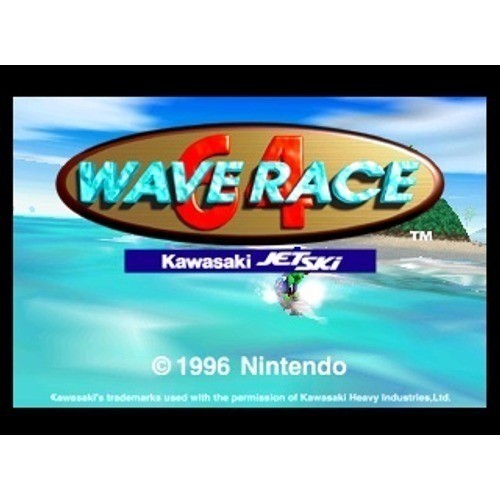 Wave Race 64 Nintendo 64 N64 Authentic Game Cartridge Kawasaki Jet Ski NUS-006