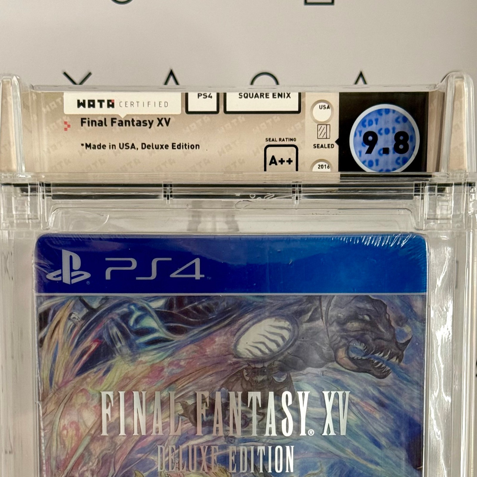 Final Fantasy XV / 15: Deluxe Edition Sealed – PS4 – WATA 9.8, A++ – Pop 1 Grail