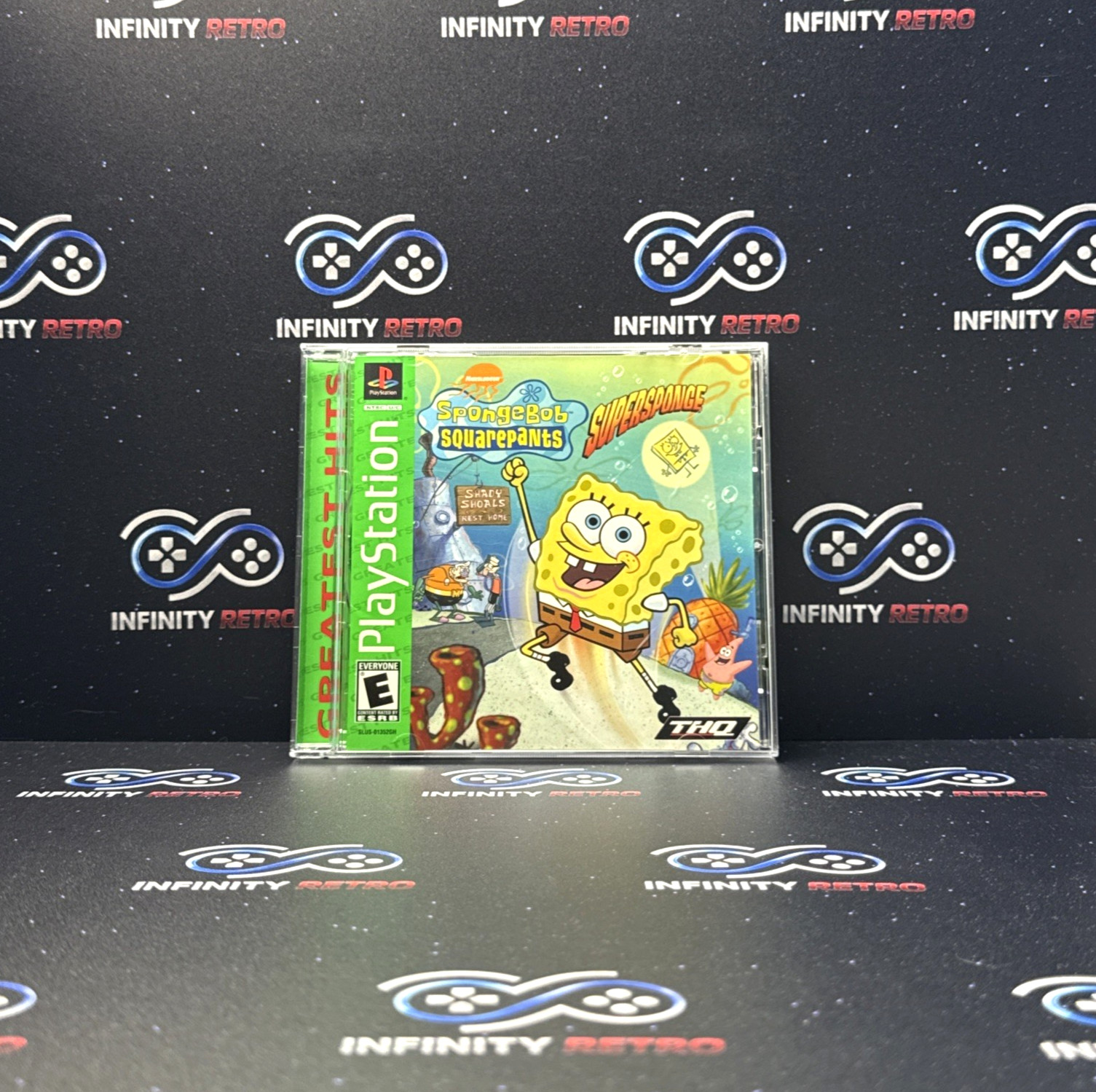 SpongeBob SquarePants: SuperSponge Sony Playstation PS1 CIB Refurbished & Tested