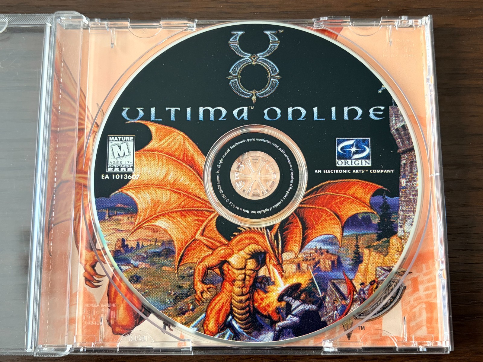 Ultima Online Big Box PC w/ Cloth Map, Pewter Pin & CD – Missing Manual