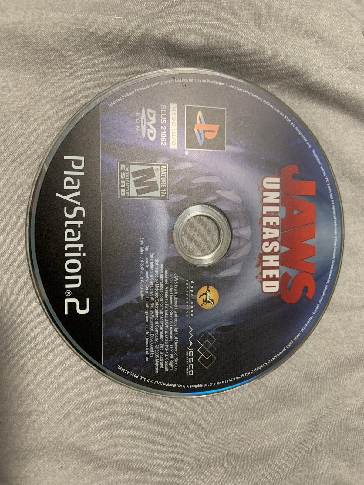 PlayStation 2 – JAWS Unleashed – No Manual – Tested
