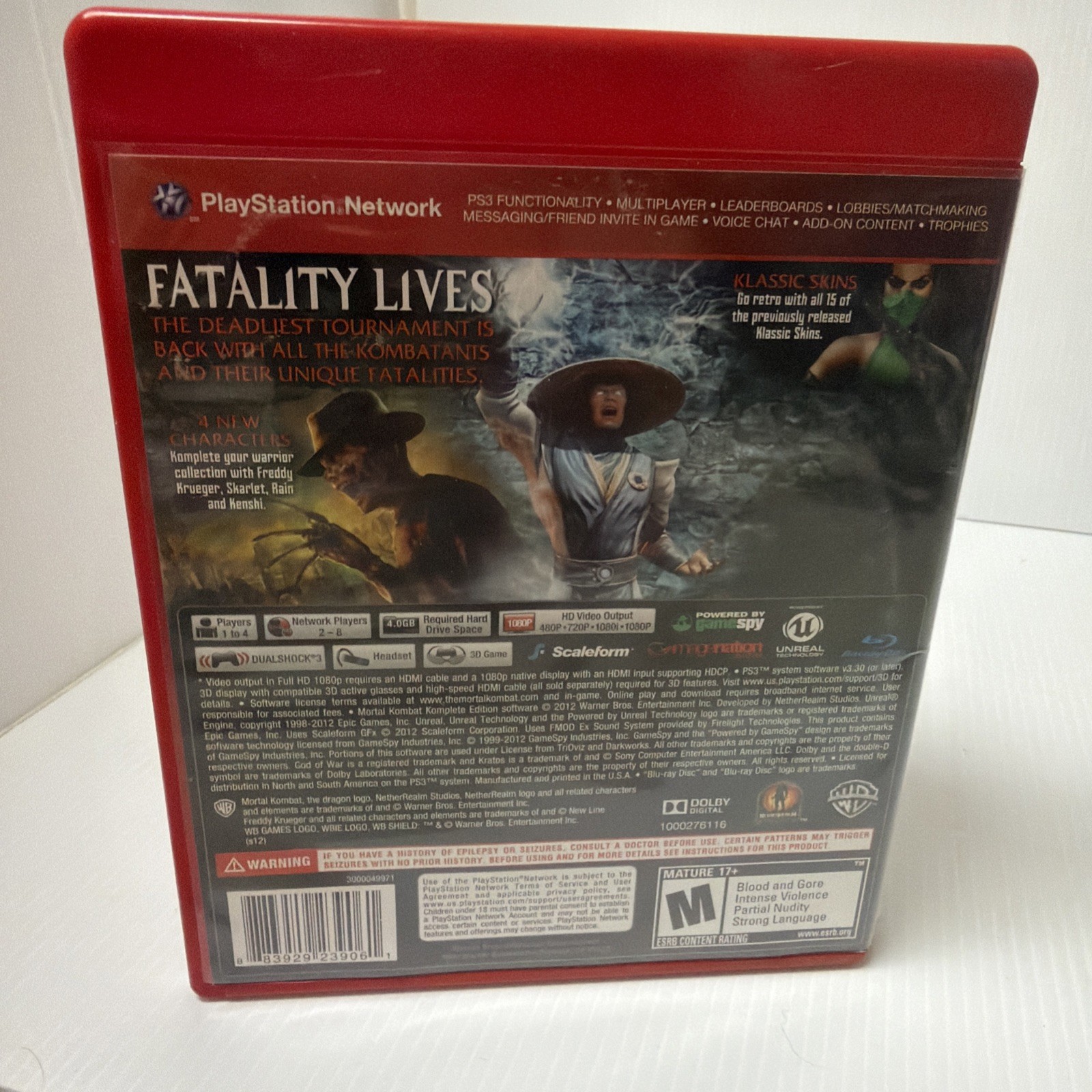 Mortal Kombat — Komplete Edition (Sony PlayStation 3, 2012)