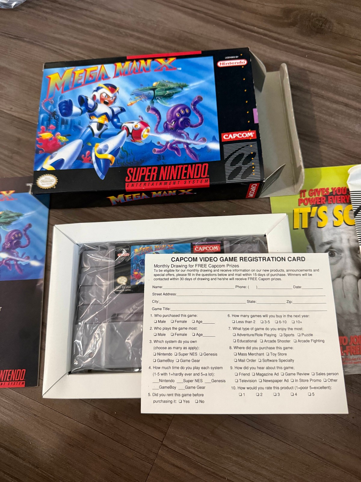 Mega Man X (SNES, 1994) – CIB, AUTHENTIC, TESTED, SEE PICS FOR FLAWS