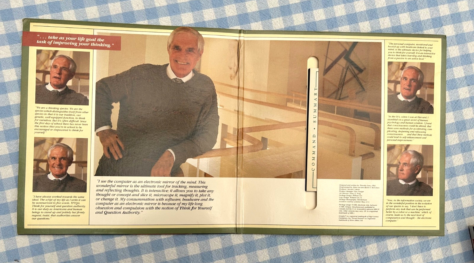 Timothy Leary’s Mind Mirror IBM PC Electronic Arts 1985 Computer Game