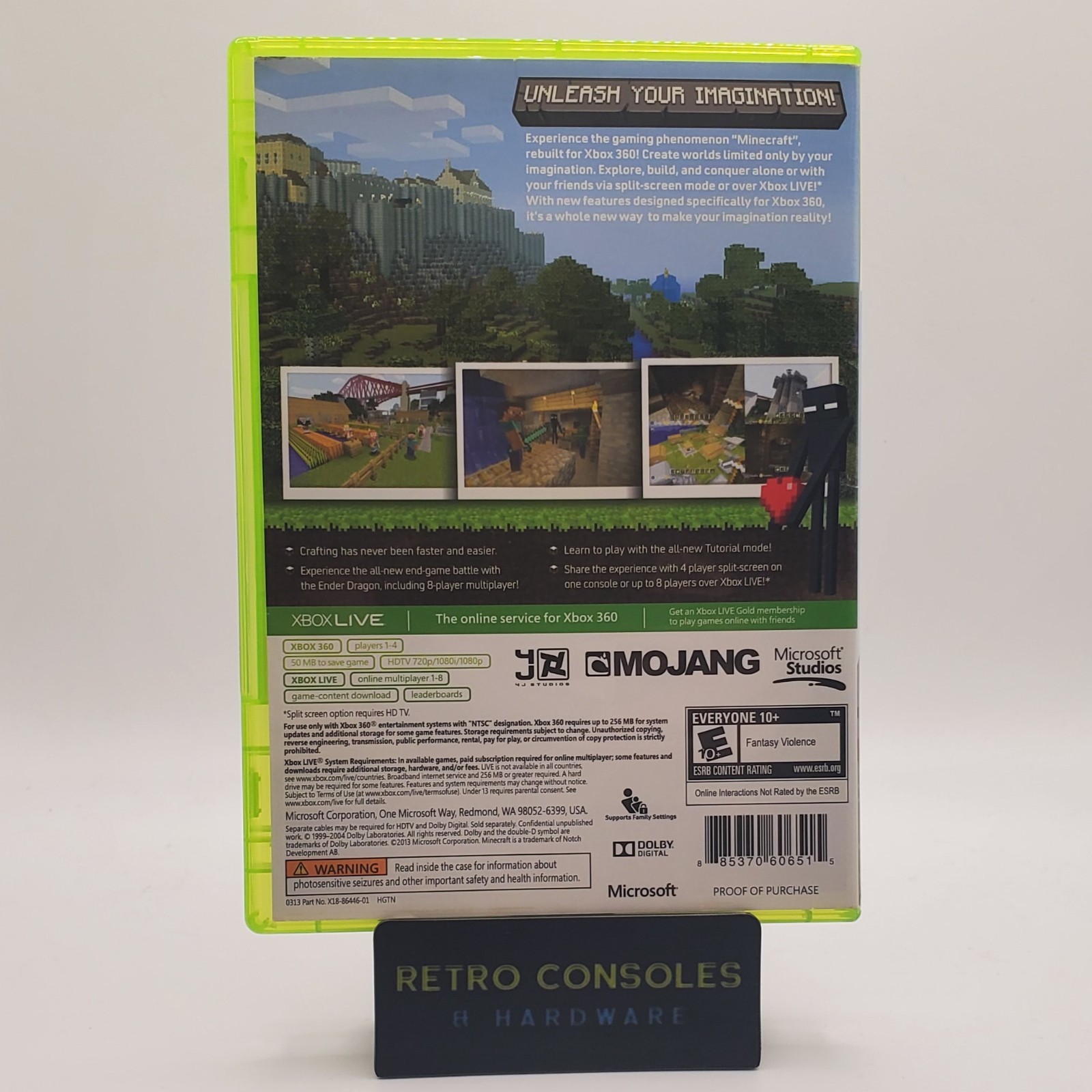 Xbox 360- Minecraft Xbox 360 edition CIB