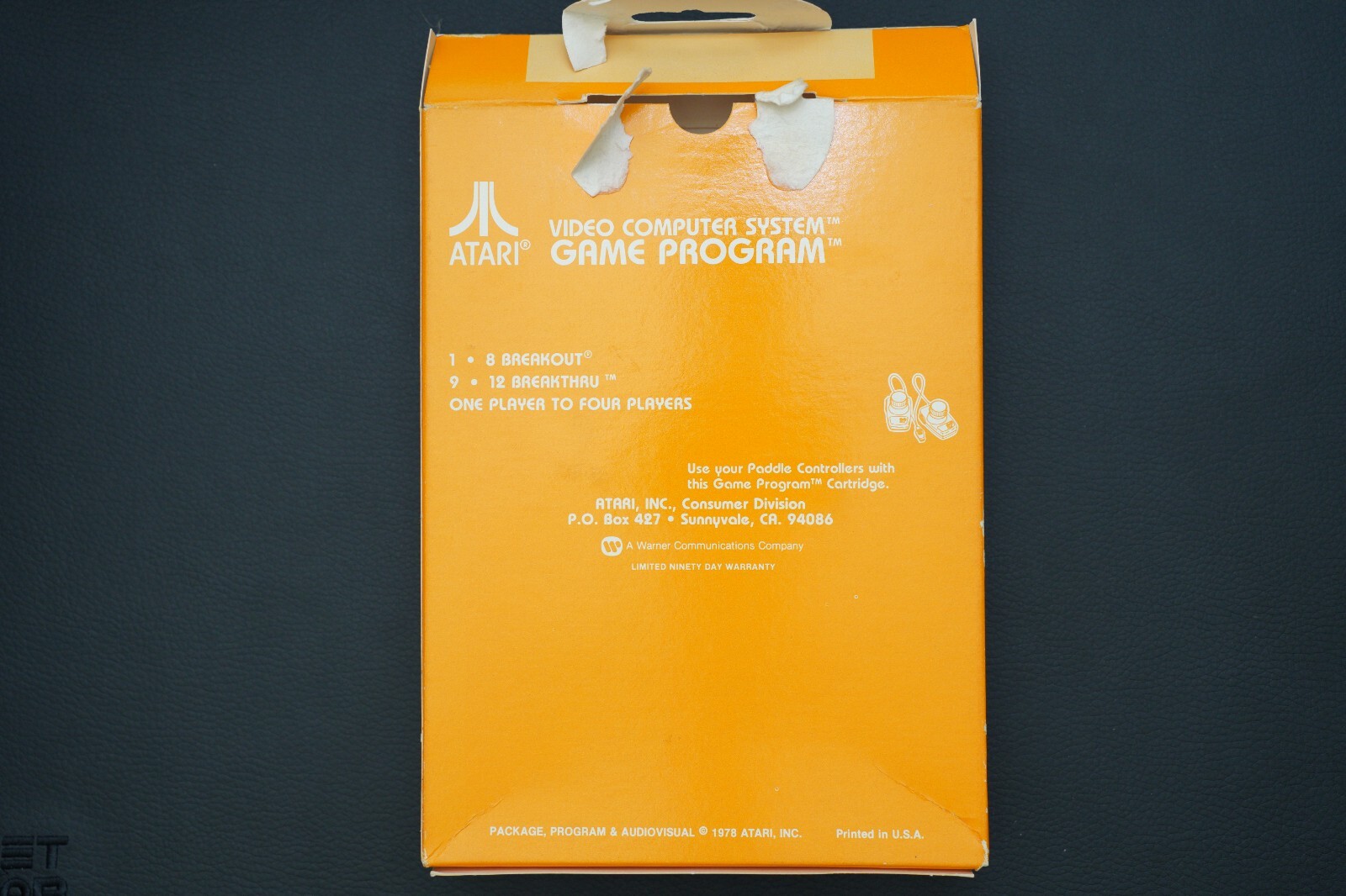 Breakout (Atari 2600, 1978) CIB Amazing Condition