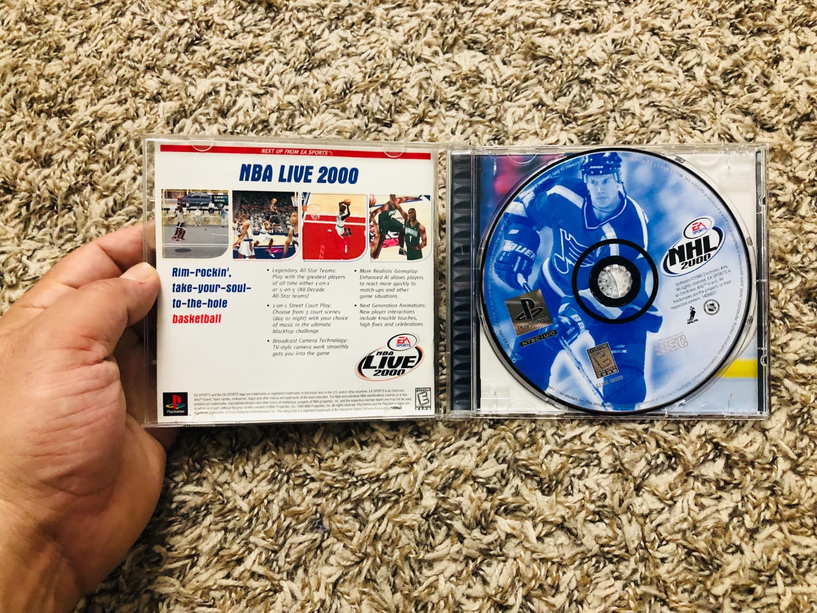NHL 2000 (PlayStation 1, 2000) CIB COMPLETE W/ Reg Card TESTED