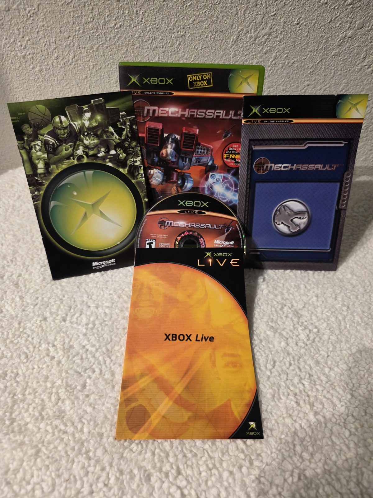MechAssault (Microsoft Xbox, 2002). Tested. CIB. W/inserts Freeship!